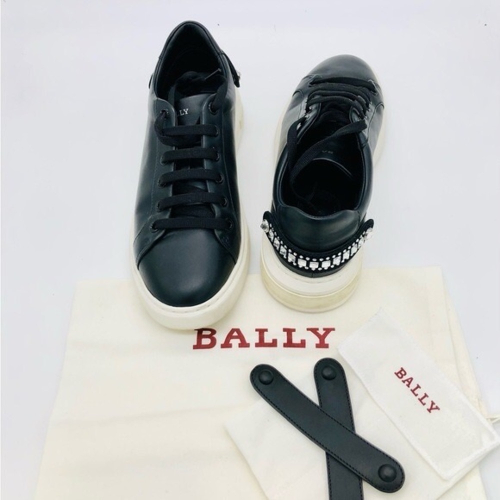 Bally Malya Black Sneaker Size 8.